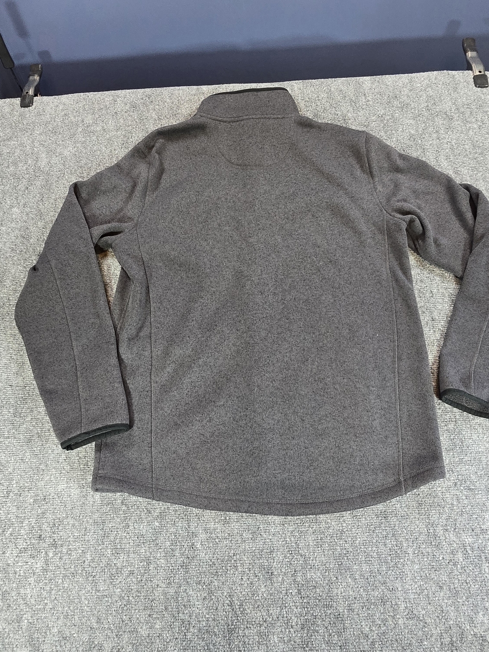 L.L. Bean Full Zip Jacket Mens Medium Tall Charcoal Gray Fleece Lined Outdoor - Picture 6 of 6